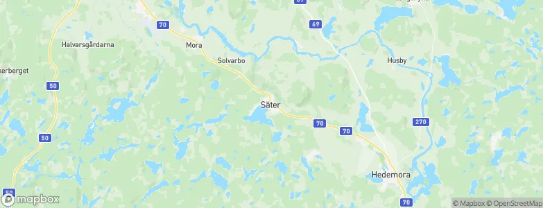 Säter, Sweden Map