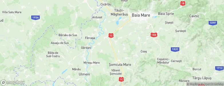 Satulung, Romania Map