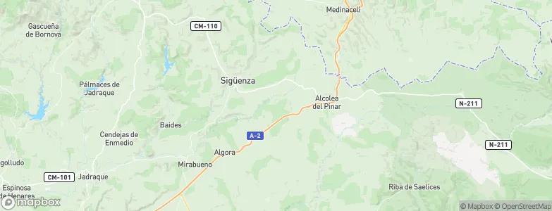 Saúca, Spain Map