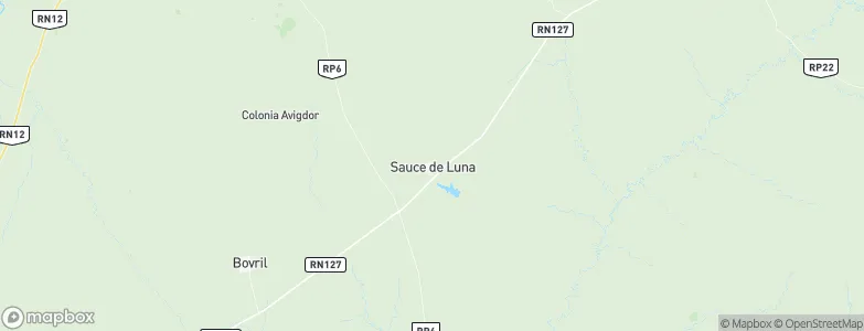 Sauce de Luna, Argentina Map