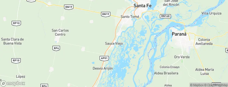 Sauce Viejo, Argentina Map