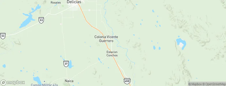 Saucillo, Mexico Map