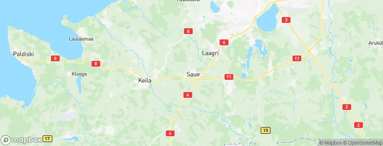 Saue linn, Estonia Map