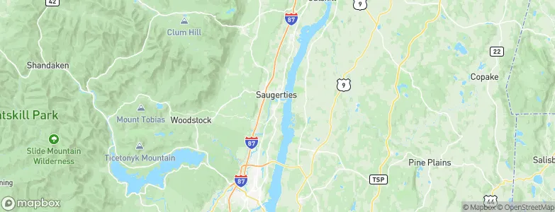 Saugerties South, United States Map