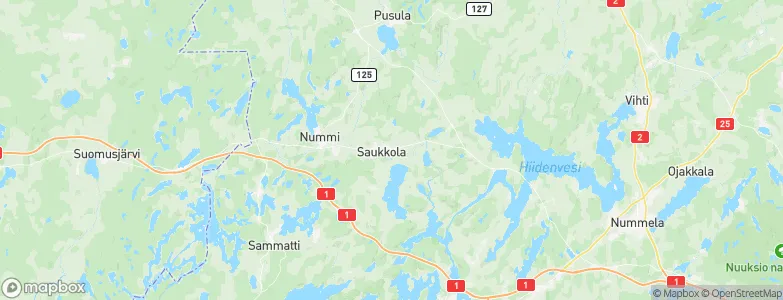 Saukkola, Finland Map