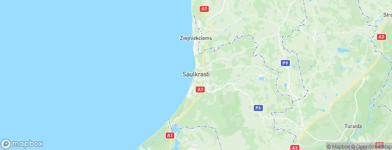 Saulkrasti, Latvia Map