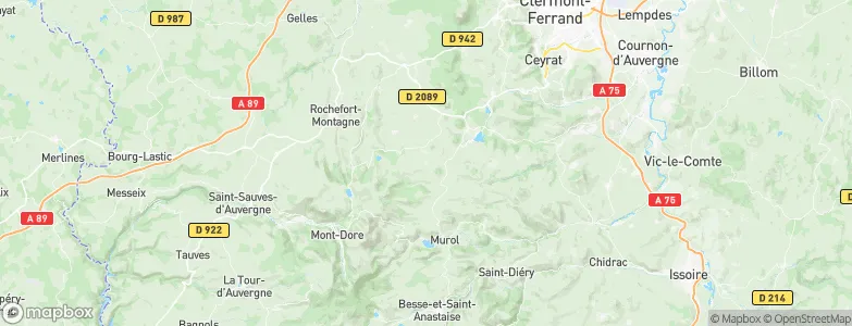 Saulzet-le-Froid, France Map