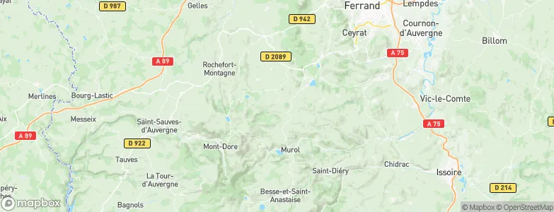 Saulzet-le-Froid, France Map
