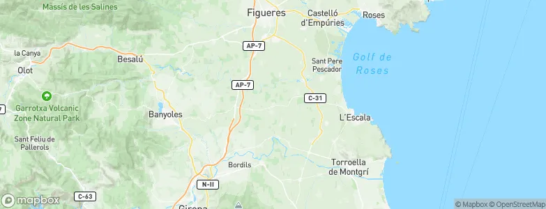Saus, Spain Map