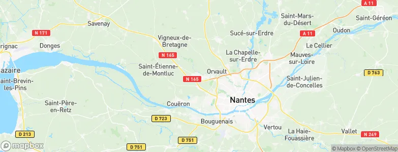 Sautron, France Map