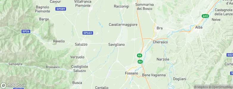 Savigliano, Italy Map