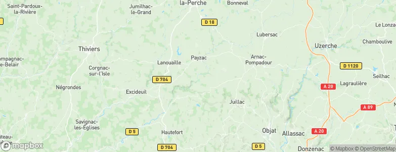 Savignac-Lédrier, France Map