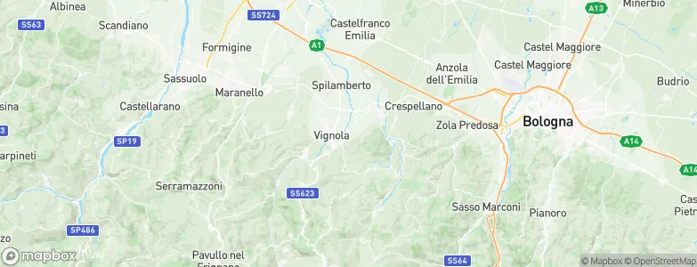 Savignano sul Panaro, Italy Map