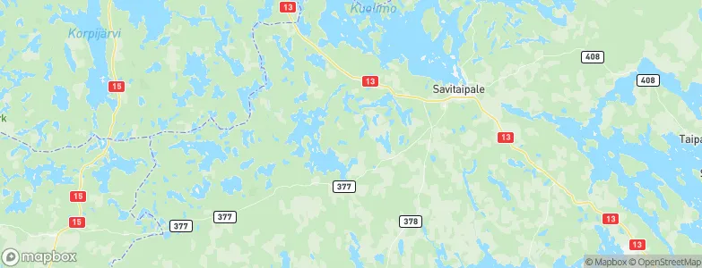 Savitaipale, Finland Map