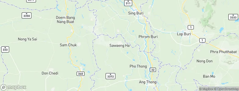 Sawaengha, Thailand Map