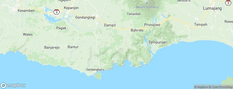 Sawur Tengah, Indonesia Map