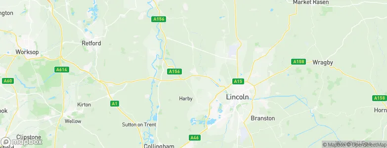 Saxilby, United Kingdom Map