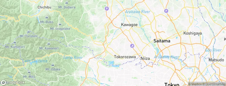 Sayama, Japan Map