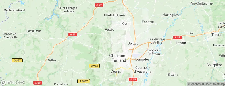 Sayat, France Map