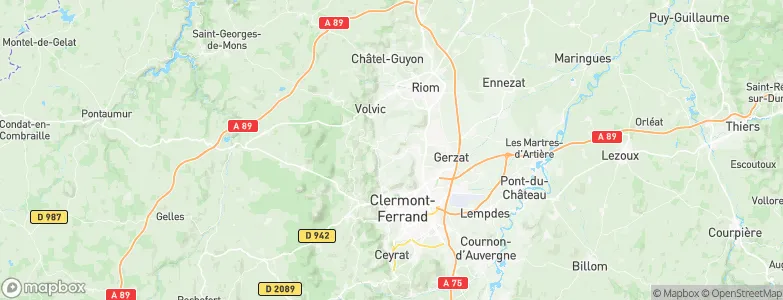 Sayat, France Map