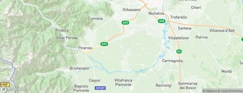Scalenghe, Italy Map