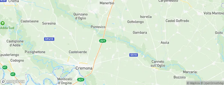 Scandolara Ripa d'Oglio, Italy Map