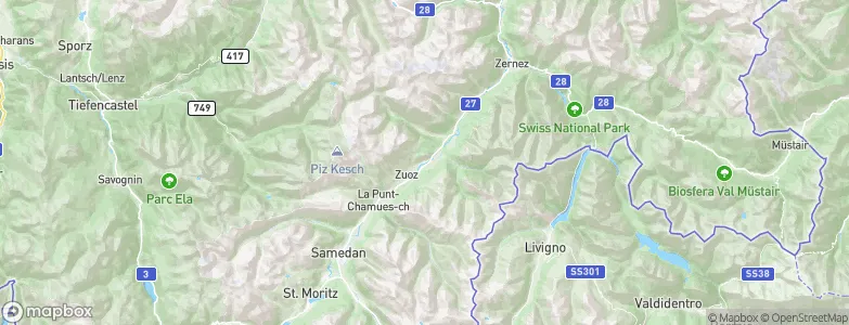 Scanfs, Switzerland Map