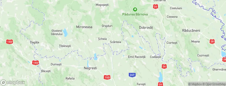 Scânteia, Romania Map