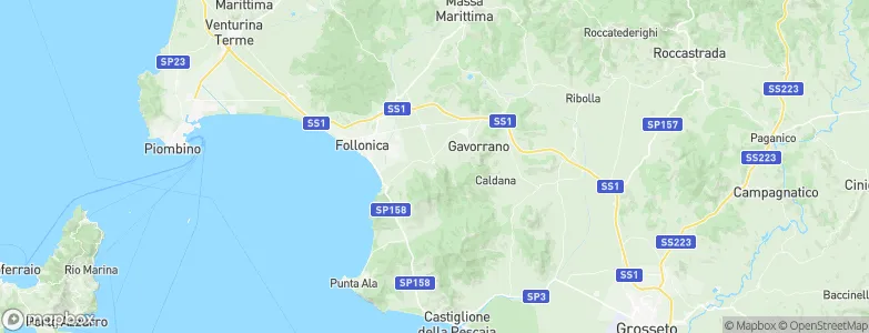 Scarlino, Italy Map