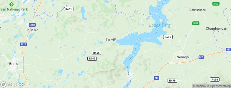 Scarriff, Ireland Map