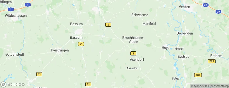 Schaapsen, Germany Map