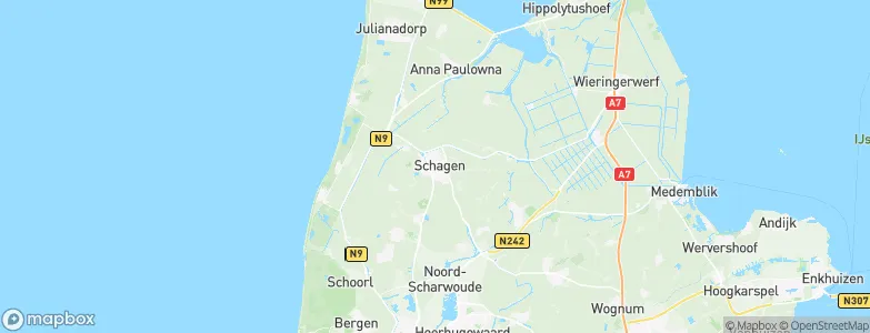 Schagen, Netherlands Map