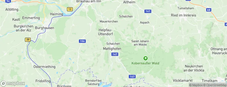 Schalchen, Austria Map