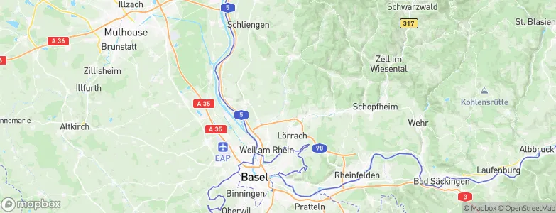 Schallbach, Germany Map