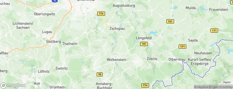 Scharfenstein, Germany Map