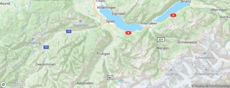 Scharnachtal, Switzerland Map