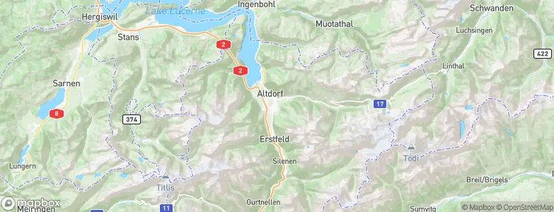 Schattdorf, Switzerland Map