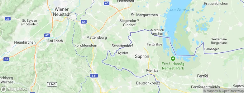 Schattendorf, Austria Map