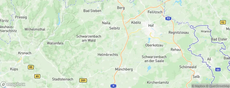 Schauenstein, Germany Map