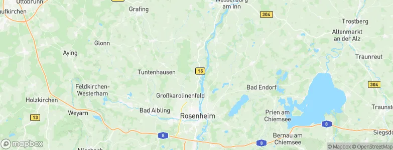 Schechen, Germany Map