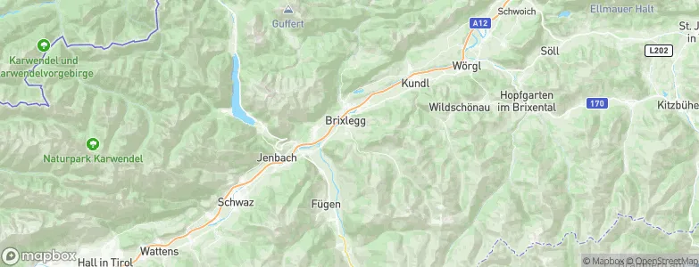 Scheffach, Austria Map