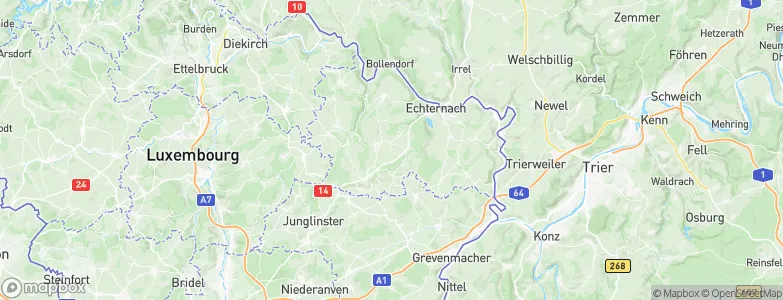 Scheidgen, Luxembourg Map