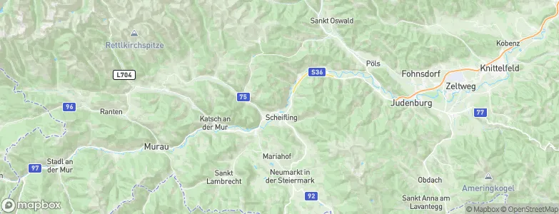 Scheifling, Austria Map