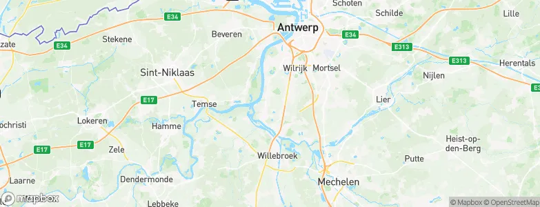 Schelle, Belgium Map