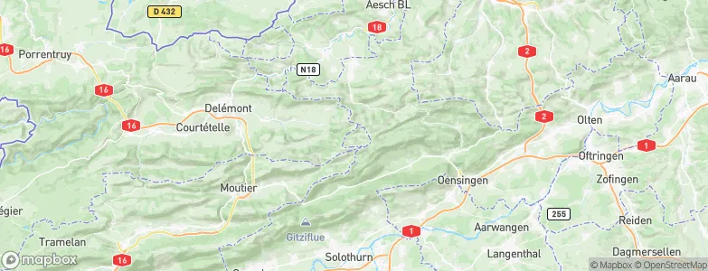 Schelten, Switzerland Map