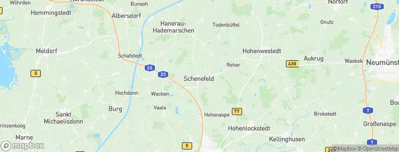 Schenefeld, Germany Map