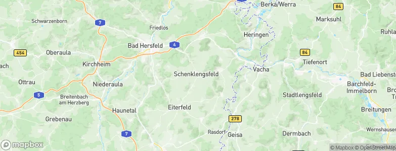 Schenklengsfeld, Germany Map