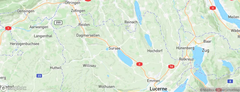 Schenkon, Switzerland Map