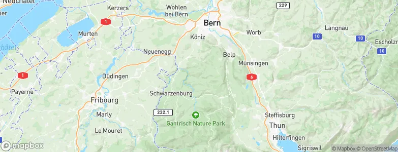 Scherliau, Switzerland Map