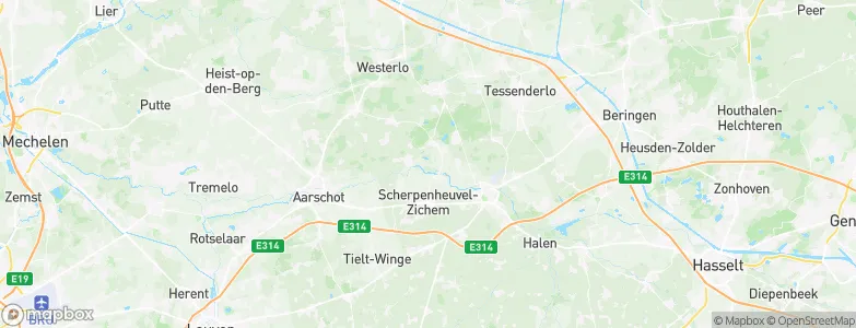 Scherpenheuvel-Zichem, Belgium Map
